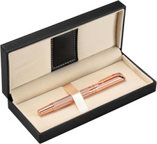 Rollerball Pen Liquid Ink Pens for Women Luxury Box Gel Pen Black Ink Fancy Pen