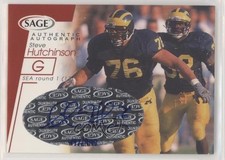 2001 SAGE Auto Red 497/999 Steve Hutchinson #A25 Auto HOF 0ox4