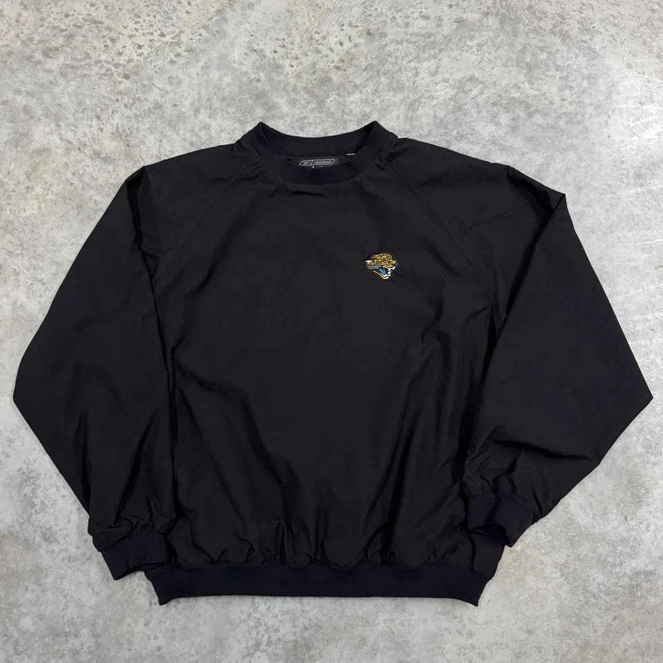 Jacksonville Jaguars Sweater Mens XL NFL Football Pullover Windbreaker Reebok - Image 2 of 4