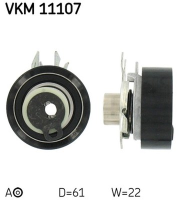 Spannrolle Zahnriemen SKF VKM 11107 für 6X1 AUC AUD 5Z1 CLASSIC IBIZA ALD 6E1 VW