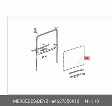 Mercedes-Benz Glasscheibe G-Klasse W463 A4637350910 Original Neu Mercedes-Benz Glasscheibe G-Klasse W463 A4637350910 Original Neu