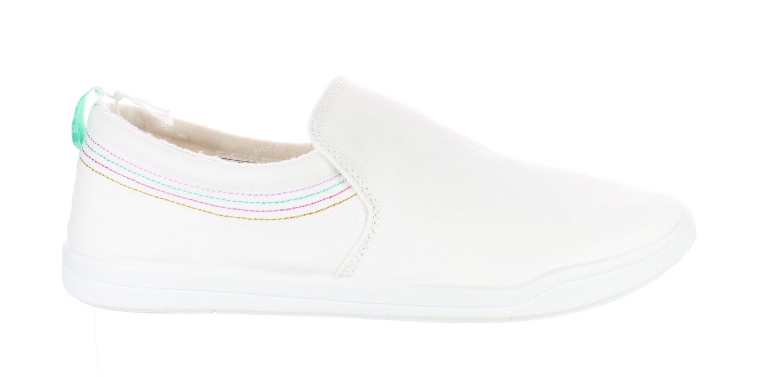 Vionic Womens Marshall White Casual Flats Size 8.5 Comfortable Slip-On Shoes 7085572