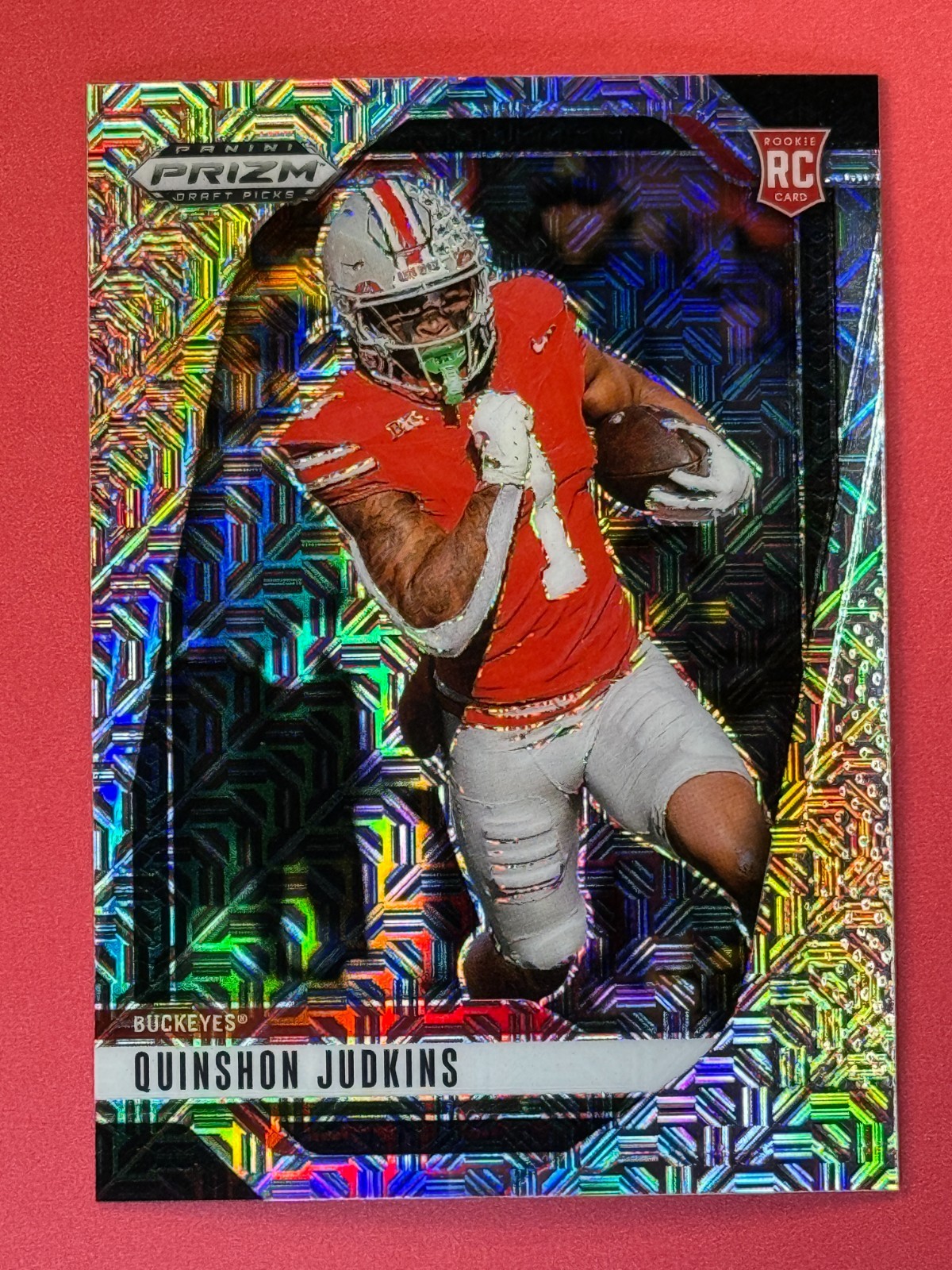 QUINSHON JUDKINS 2025 Prizm Draft Picks rookie 8/25 MOJO Ohio State #84