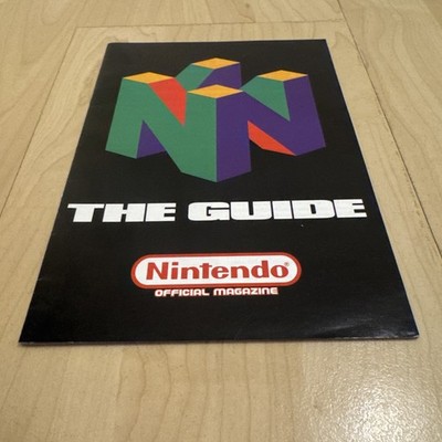 N64 NINTENDO 64 OFFICIAL MAGAZIN THE GUIDE PROMO WERBEFLYER PROMO FLYER