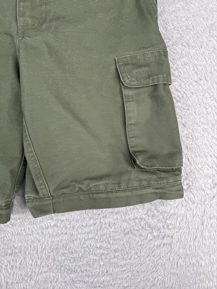 Boy Scouts Shorts Youth 8 Green Cotton Blend Convertible NO LEGS Cargo READ - Image 2 of 4