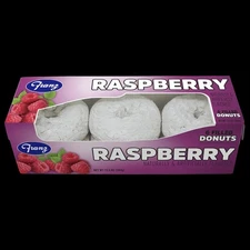 Franz Raspberry Filled Powdered Sugar Donuts – Fresh Factory Sealed