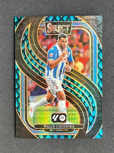 Walid Cheddira 2024-25 Panini Select La Liga Mezzanine Jade Dragon Scale 21/28
