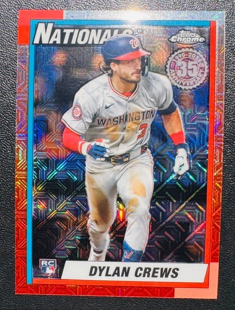 2025 Topps Series Chrome Silver Pack Dylan Crews #T90C-44 Mojo