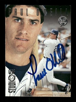 1996 Studio #110 Paul O'Neill signed autograph EAA1 BXCP71
