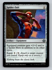 Spider-Suit 176 Uncommon Marvel's Spider-Man MTG Near Mint