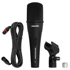 Professional Dynamic Vocal Microphone Wired for Singing, Premium Directional ...