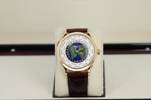 Patek Philippe World Time 5231J-001 Grand Feu Cloisonne Enamel...