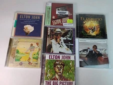 Lot of 7 Elton John CDs Yellow Hits West Candle Picture Cooper Dorado *AS IS*