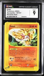 Entei 10/147 Aquapolis Reverse Holo Rare Pokemon Card