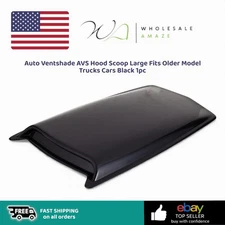 Auto Ventshade AVS Hood Scoop Large Fits Older Model Trucks Cars Black 1pc
