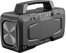 BUGANI Bluetooth Speaker, 80W Powerful Portable Wireless Speaker IPX7 Waterproof