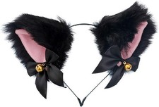 Cosplay Women Plush Furry Cat Ears Headwear Accessory for Party