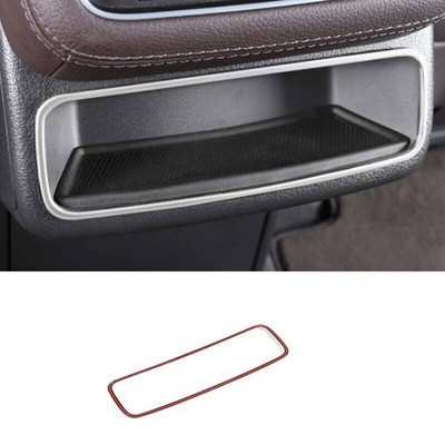 Silver Titanium Air Outlet Vent Back Row For Benz 2020-2022 Gle Gls Cover Trim