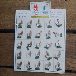 Lot pin's Pins jeux olympiques Albertville 92