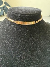 9ct Gold ID Bar Bracelet — Hallmarked 375 — Unengraved