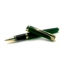 Waterman L Etalon Rollerball Pen Burgundy Lacquer Green WT90ETARB02