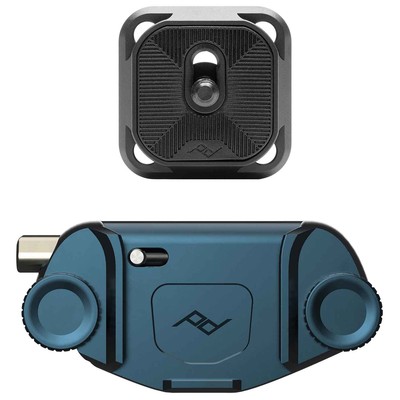 Peak Design Capture Clip V3   Kameraclip mit Standard Plate Ocean (blau)