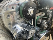 Procharger Bracket And Drive Pulley For An 8.1 496 Chevy Big Block Block Chevy.