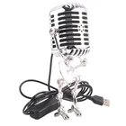 Retro  Vintage Microphone Robot Desk Lamp, Vintage Microphone Robot  Dimmer9132