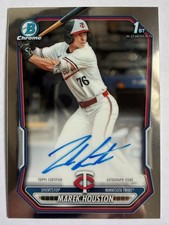 2026 Bowman Baseball Marek Houston CPA-MHO Chrome Prospects Base Auto