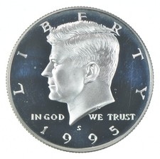 1995-S Kennedy Half Dollar Proof 90% Silver