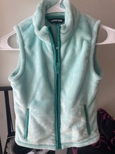 Lands End Fleece Vest Kids Size Small 7-8 winter