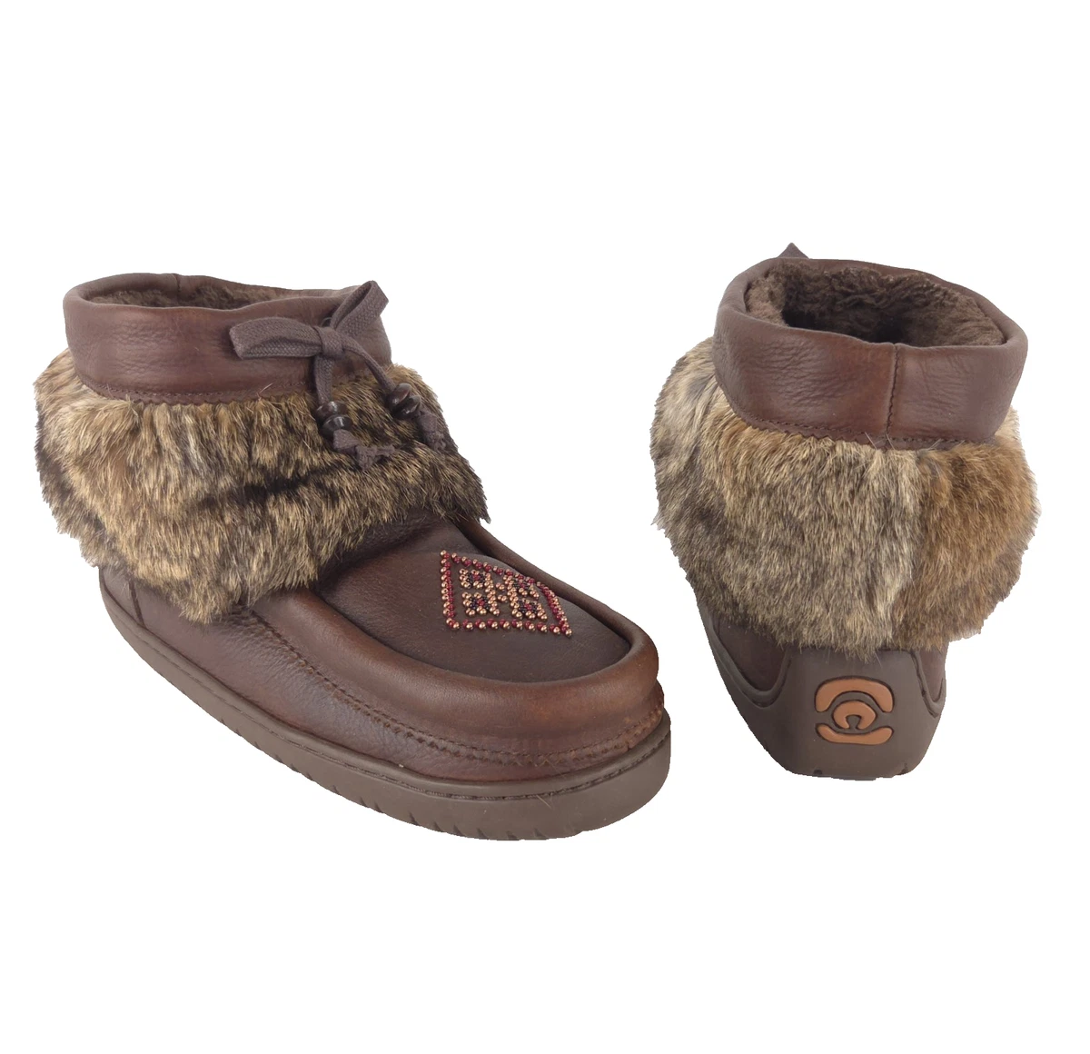 MUK LUKS Stivali Essex Vermont Donna, Ruggine marrone, 37.5 EU