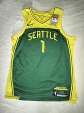 Nika Muhl Seattle Storm WNBA jersey L