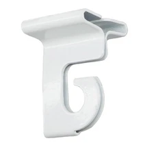 Extra Heavy Duty Drop Ceiling Hooks 10 Pack White Aluminum Grid Clips