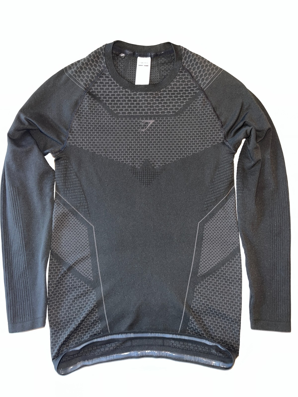 RARE Gymshark Onyx V2 Seamless - Black/Charcoal - Medium - AW20 - MINT