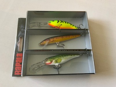 Rapala Extra bonus 6 set of 3 wobblers Limited edition & discontinued