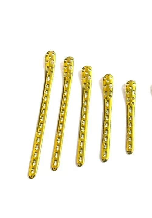 Placas de tibia distal mediales nuevo estilo 3,5 mm titanio veterinario conjunto de 10 piezas NGD Foto 3 de 3