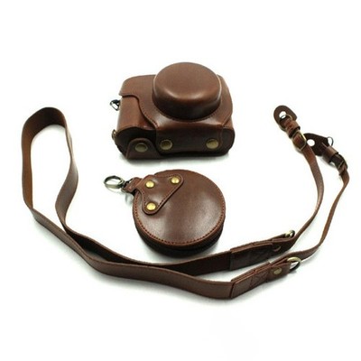For Olympus EP7 PU Leather Case E-P7 Camera Bag Protective Base Cover Protector