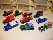 10 Vintage 80s Lledo Chevron Standard Oil Gas Station Promo Die Cast Trucks 4"
