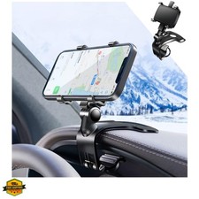 Car Phone Mount, ABS Cell Phone Holder for Car, 1400 Degree Rotation Dashboar...