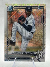 Alexander Vizcaino 1st Bowman Mojo Refractor 2021 Bowman Chrome #BCP-212 NYY