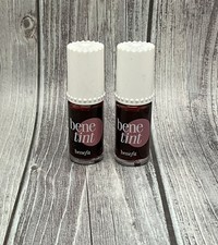 2 BENEFIT BENETINT ROSE-TINTED LIP CHEEK STAIN 0.2 oz, 6 ml NWOB