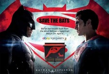 Original Production Batman v Superman Ben Affleck & Zack Snyder SIGNED Bat House | eBay US