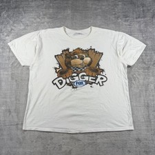 NASCAR Shirt Mens 2XL White Digger Fox Sports Gopher It 2009 Chase Authentics