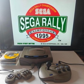 Sega Saturn console ready to play set with 6 luxurious games