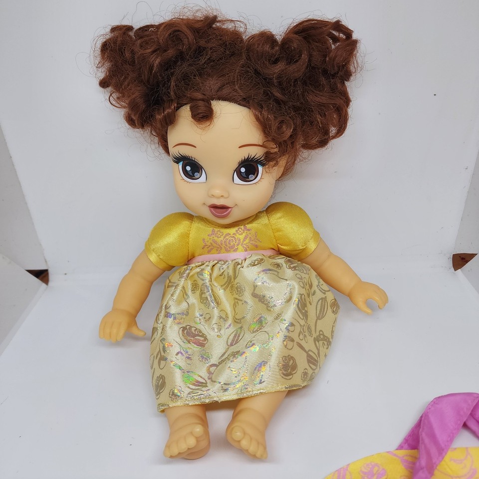 Disney Princess Baby Doll Belle With Carrier eBay
