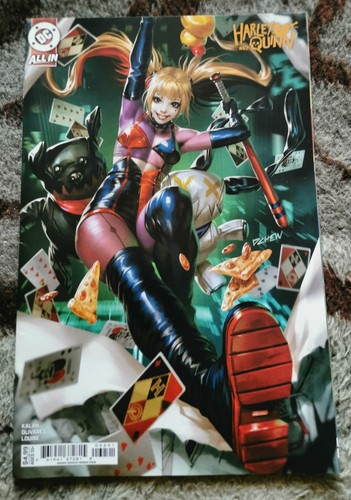 HARLEY QUINN # 62 NM 2026 DERRICK CHEW CARD STOCK VARIANT !