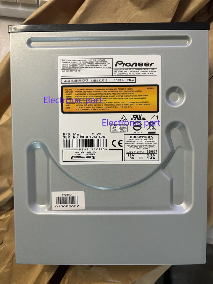 FOR Pioneer Pioneer BDR-211EBK 16X Blu-ray burner internally installed - Image 2 of 4