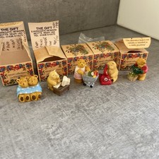 Upcott Collections Miniature Bears Bundle- Boxed - 1990s Vintage Mama Papa