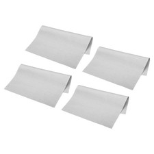 12 x Microfiber Cleaning Cloth 7" x 6" Suede for Camera Lens Eyeglasses Grey